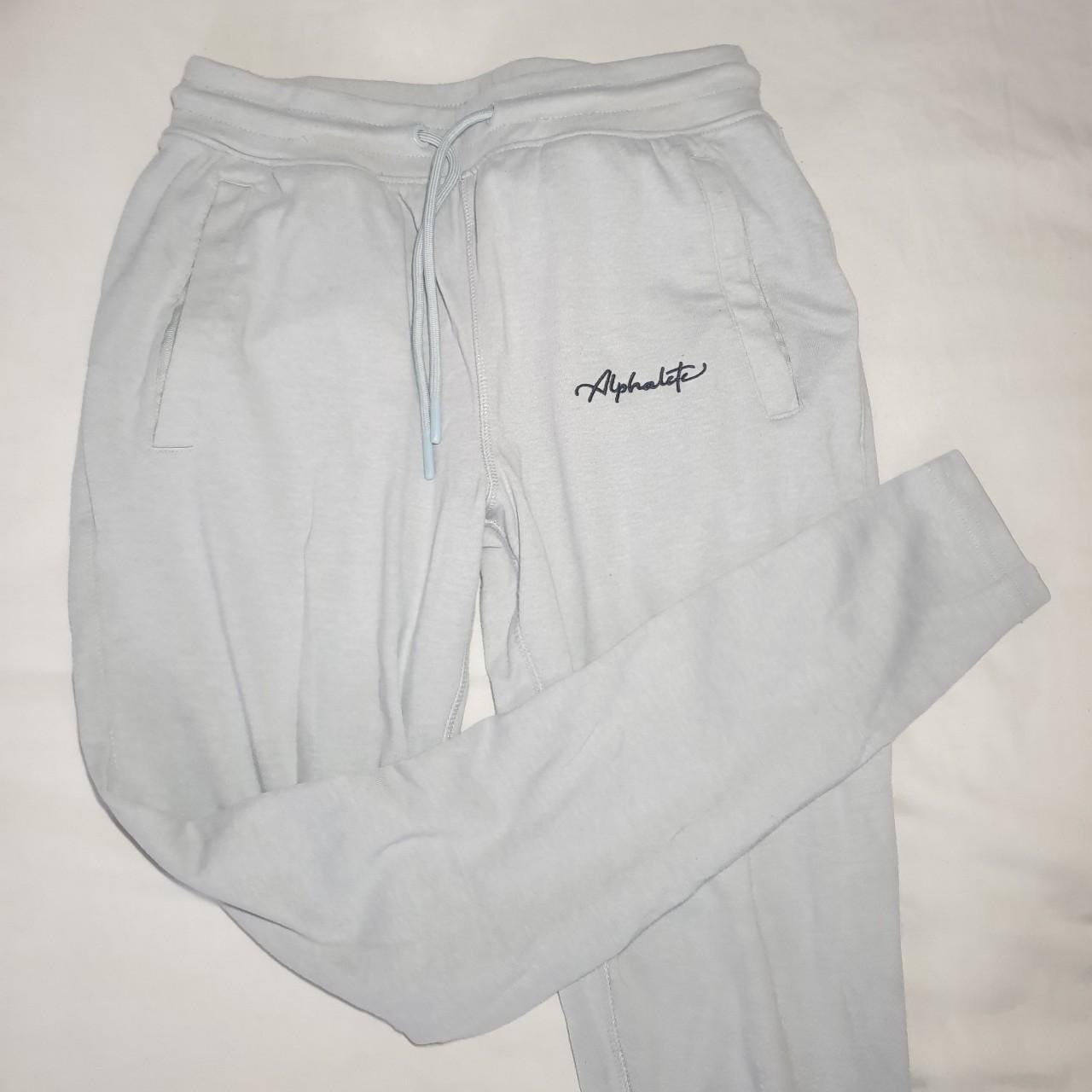 alphalete grey joggers