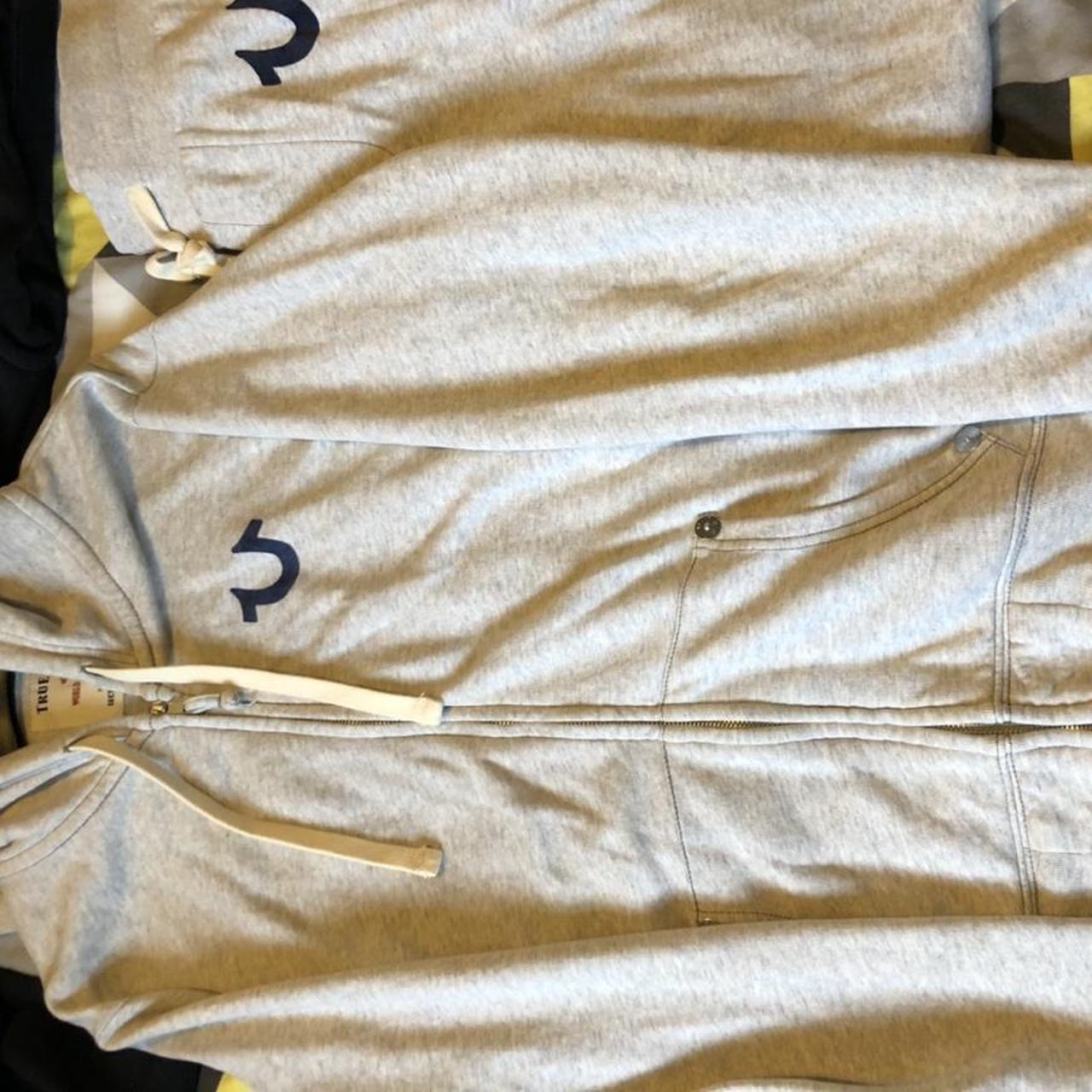 Grey true religion jumper Clearance