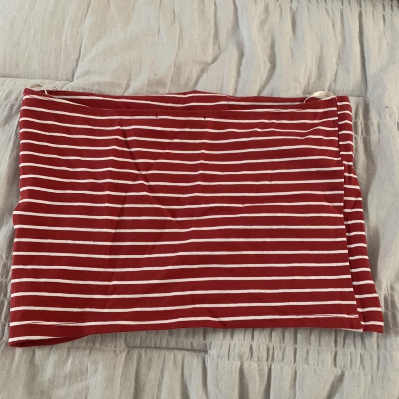 simple little tube top from forever 21! red and... - Depop