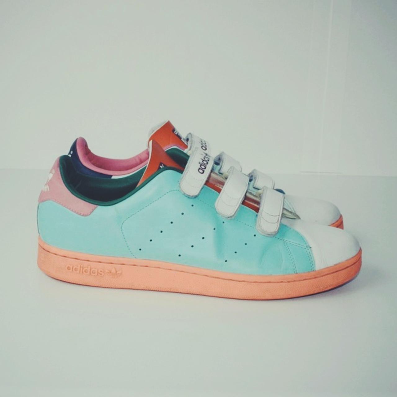 multi coloured stan smiths