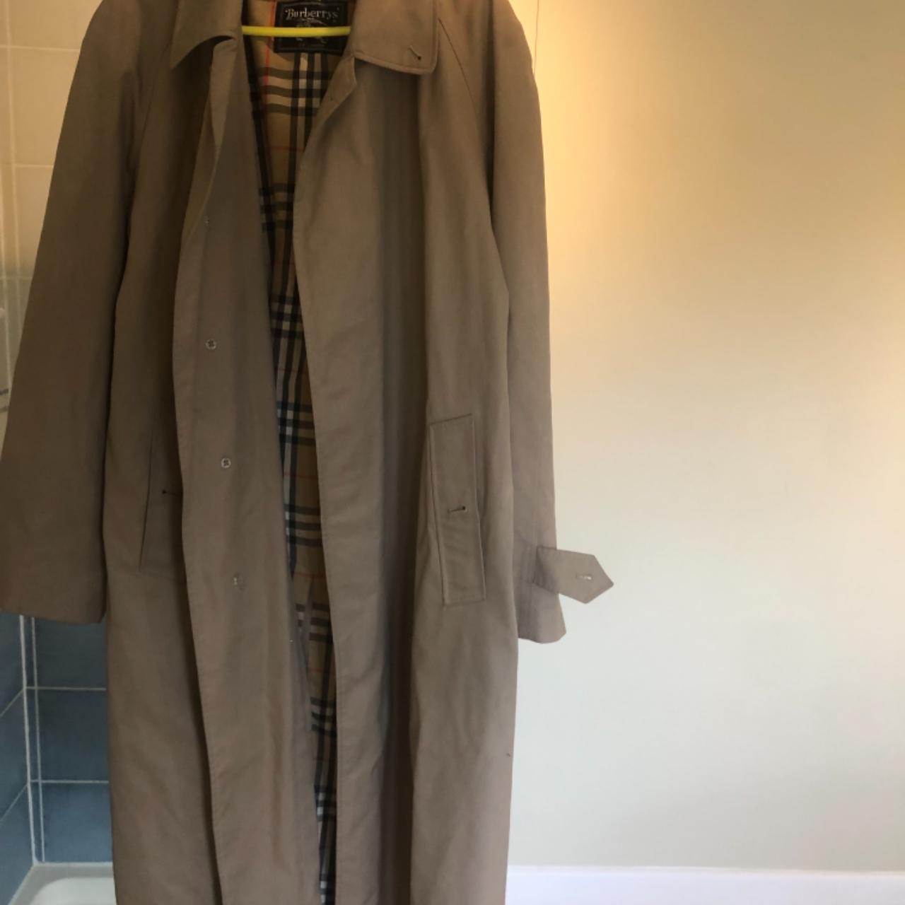Vintage Authentic Burberry men’s trench coat/jacket.... - Depop