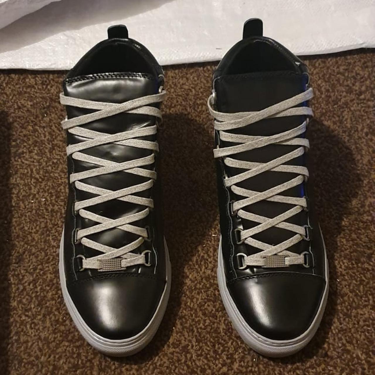 Balenciaga men's arena lace clearance up sneakers