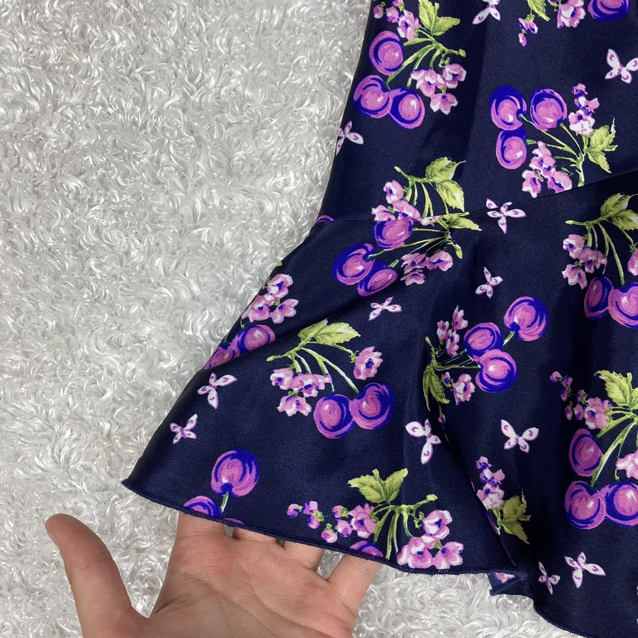 Hype Women's Purple and Green Skirt (4)
