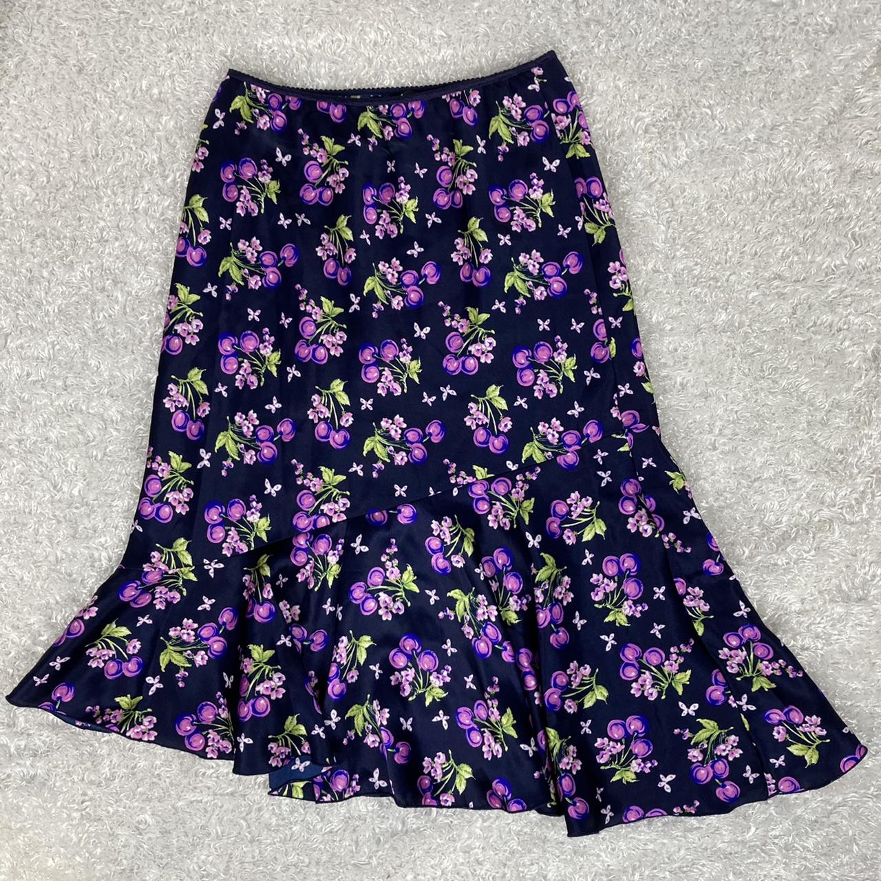 Hype Women's Purple and Green Skirt (2)