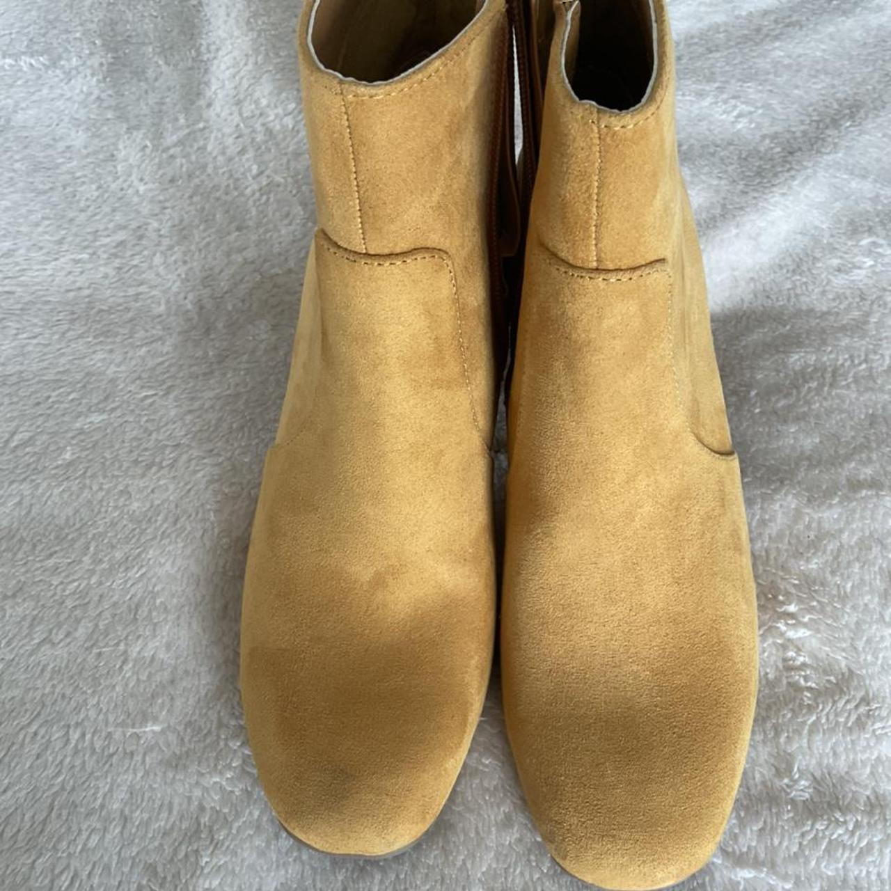 Mustard sales boots primark