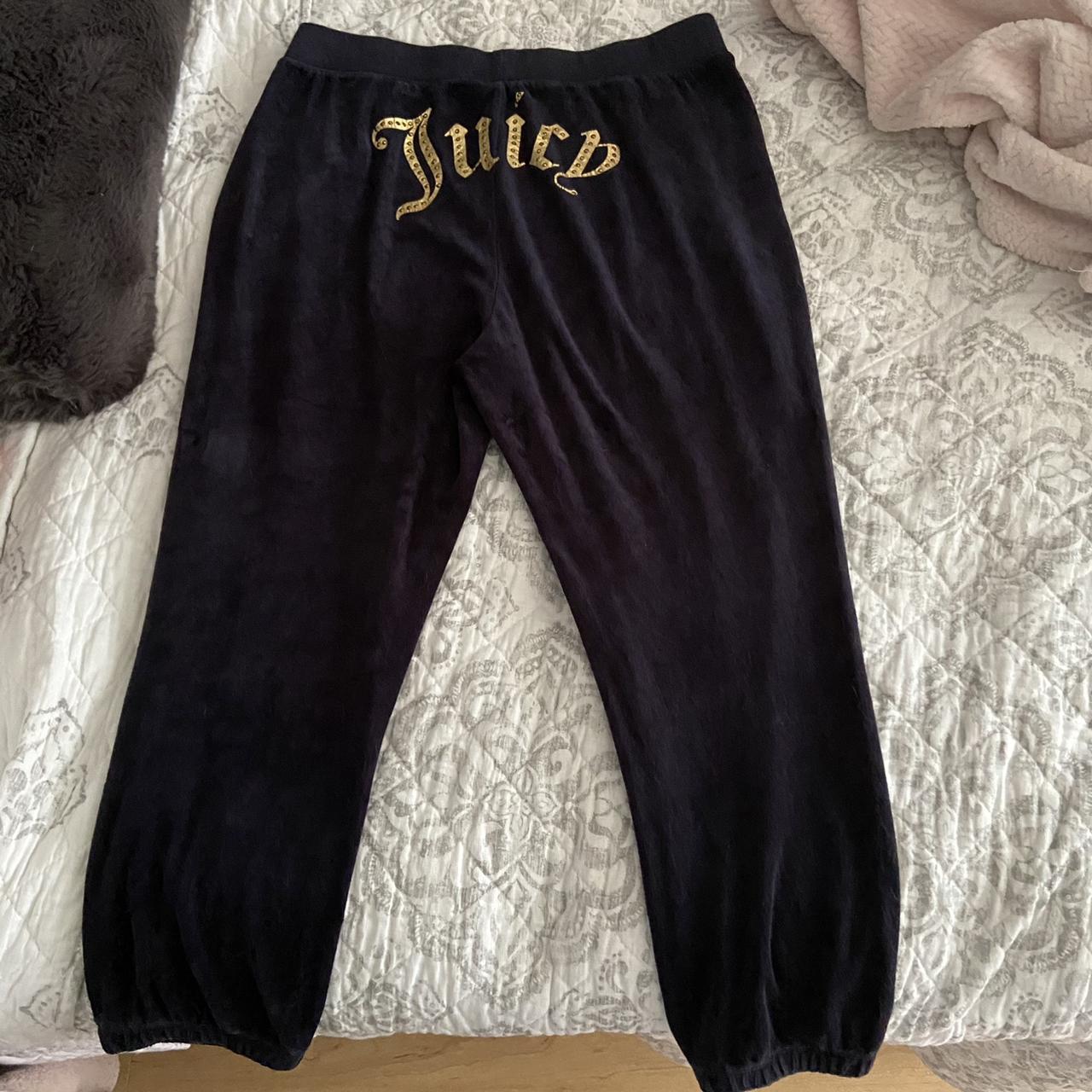 Women's Joggers Pants Juice Couture Black Label Size L