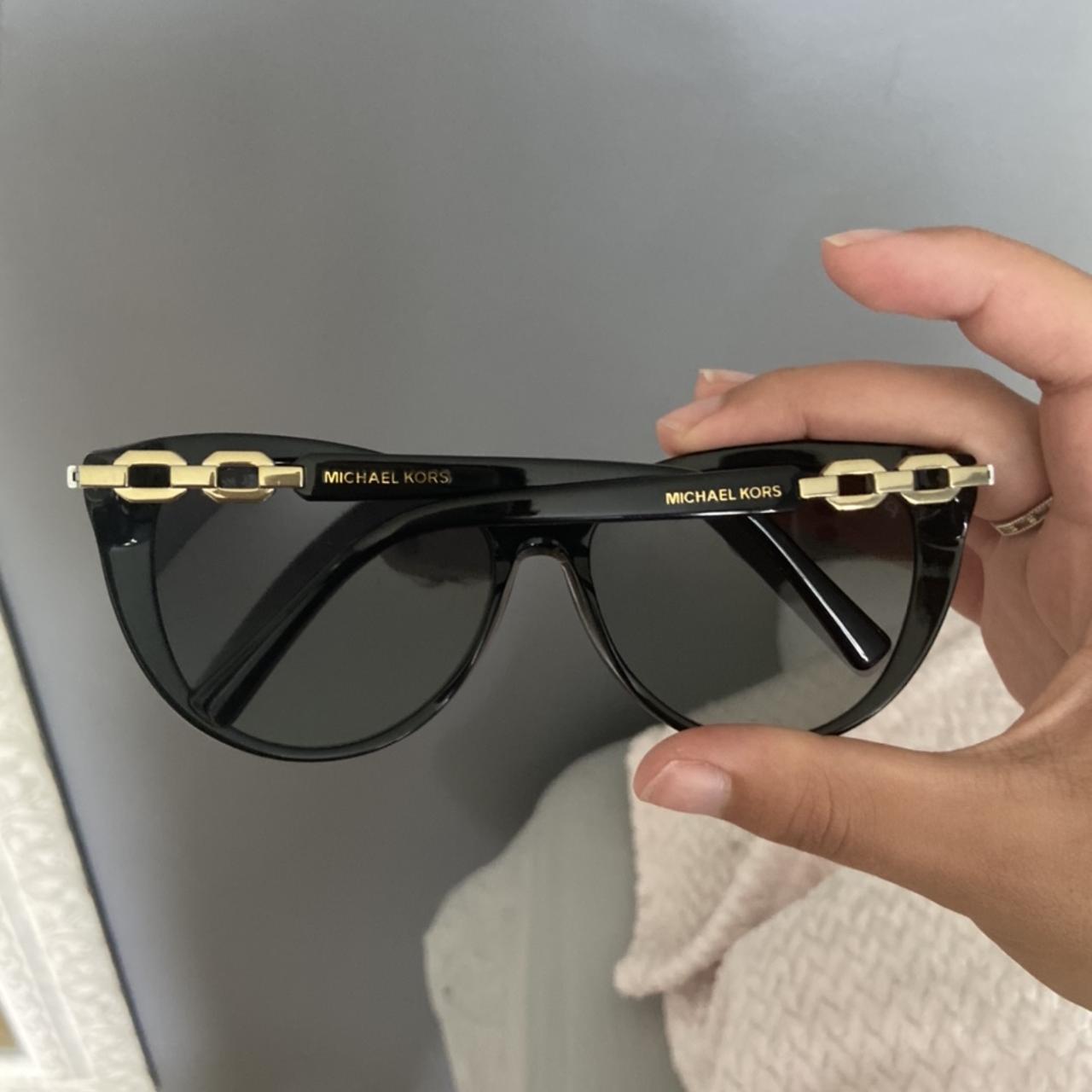 Michael kors sunglasses store black and gold