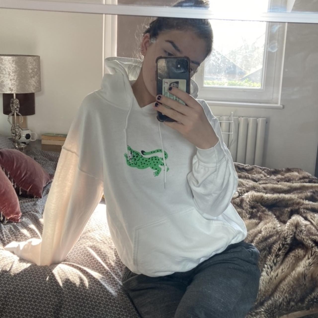 Topshop clearance white hoodie