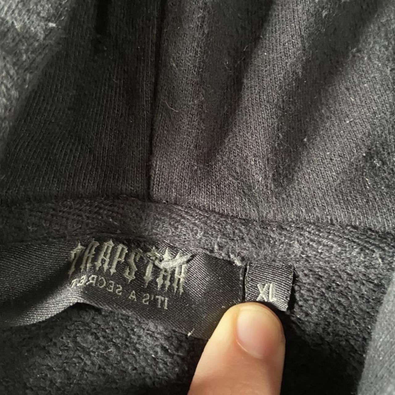 Men’s Trapstar Paint Splatter Hoodie Black jumper... Depop