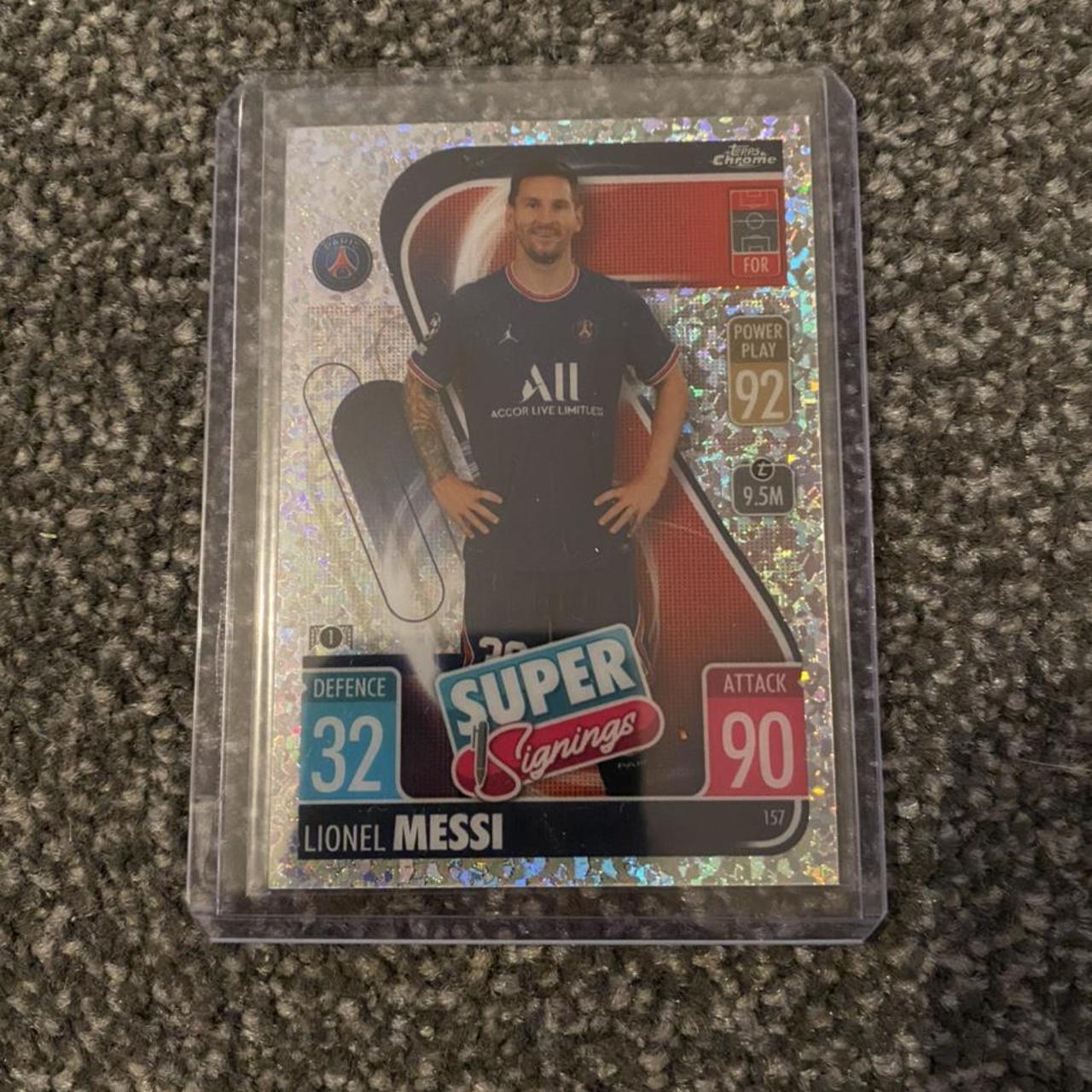 Lionel Messi Speckled Parallel 2021 22 Topps Chrome Depop