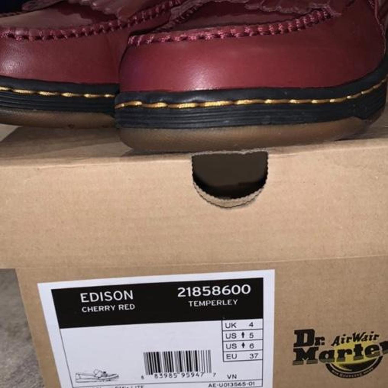 Incredible Dr. Martens Edison s in Cherry red. Very