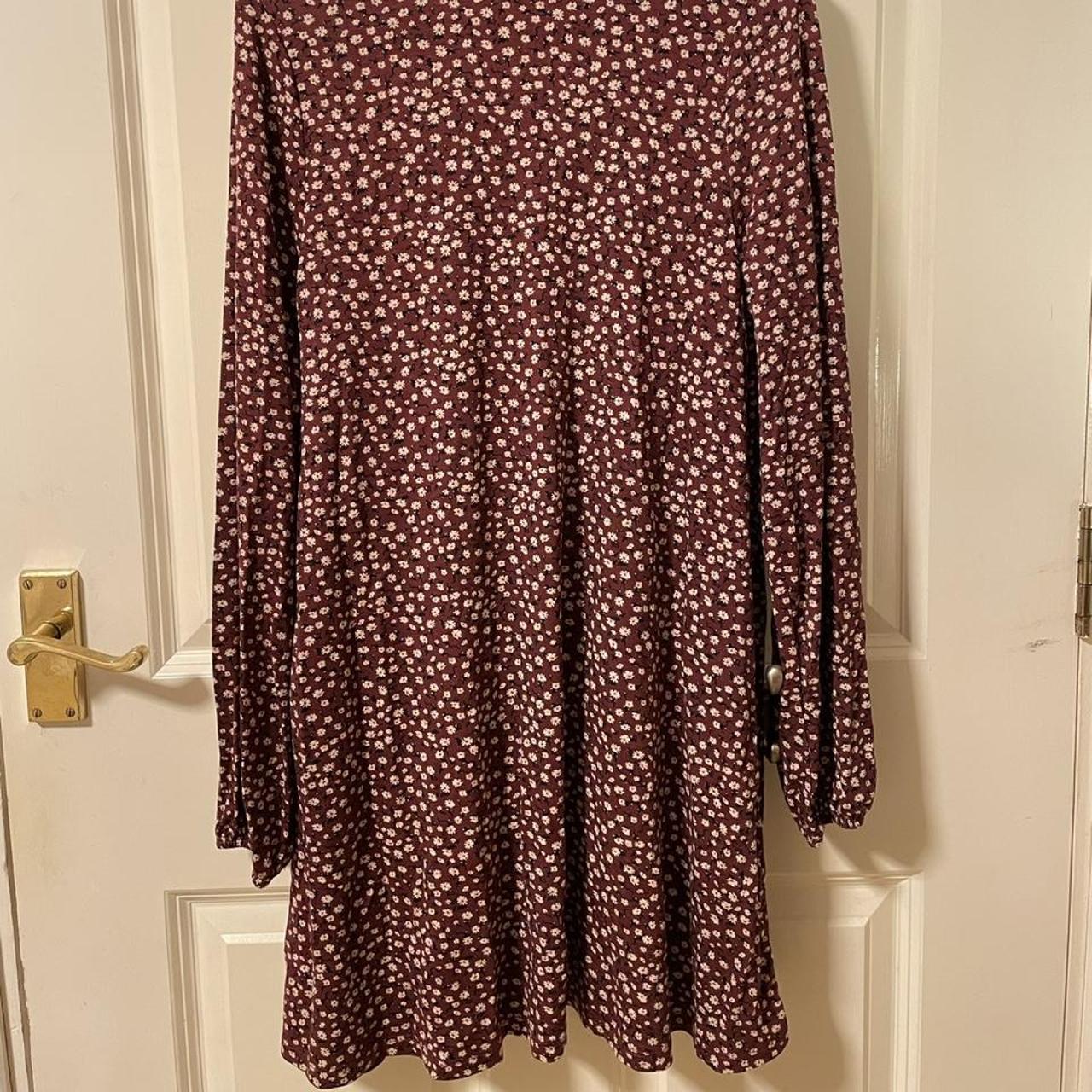 Pull and bear sales floral midi dress