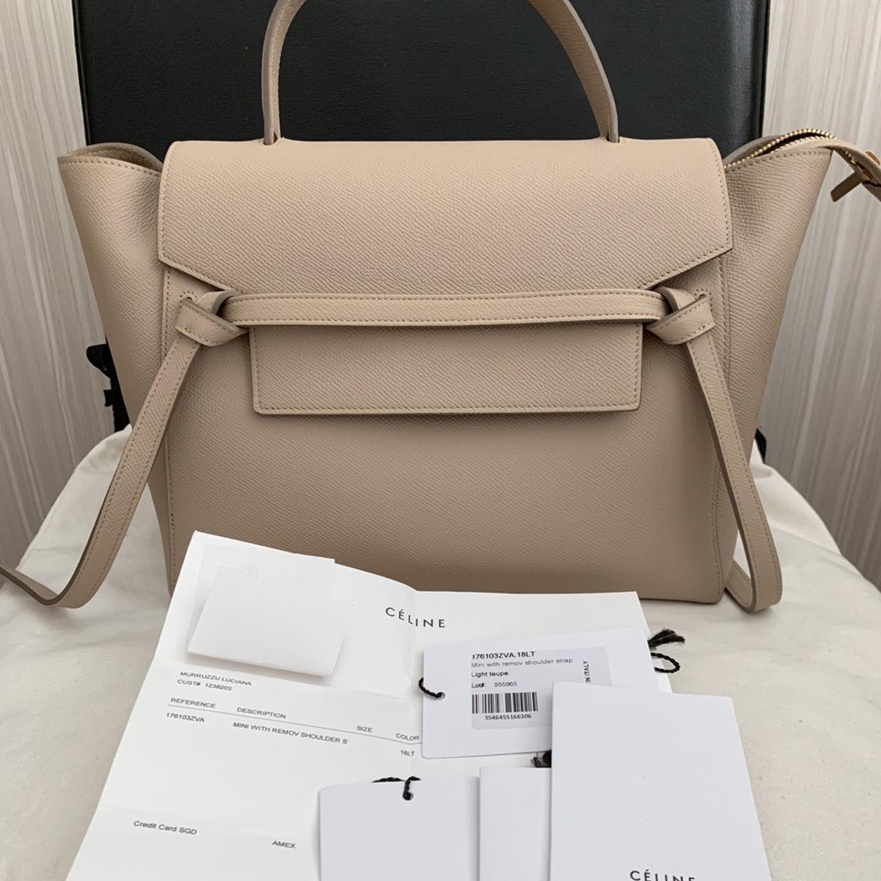 Celine belt deals bag color