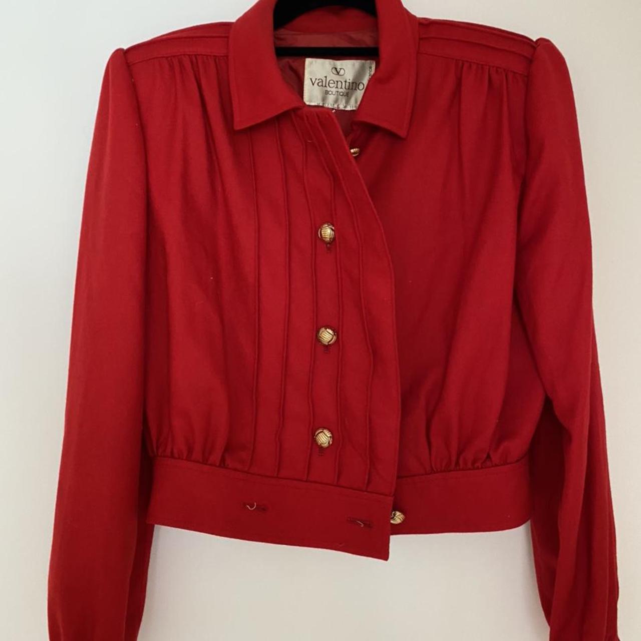 Vintage red valentino jacket - Depop