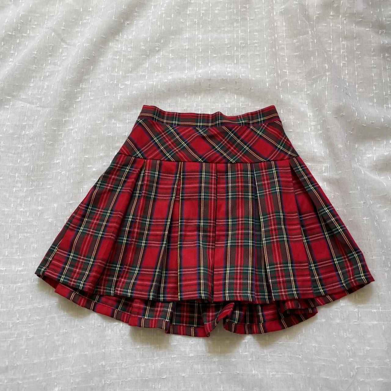 Women's Red Skirt | Depop