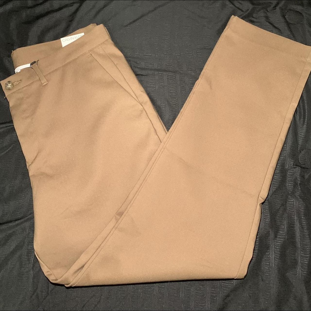 CALVIN KLEIN JEANS Mens Straight Casual Trousers W31 L34 Beige Polyester |  Vintage & Second-Hand Clothing Online | Thrift Shop