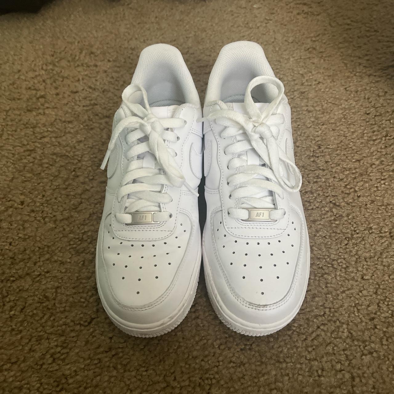 all white af1 size 8