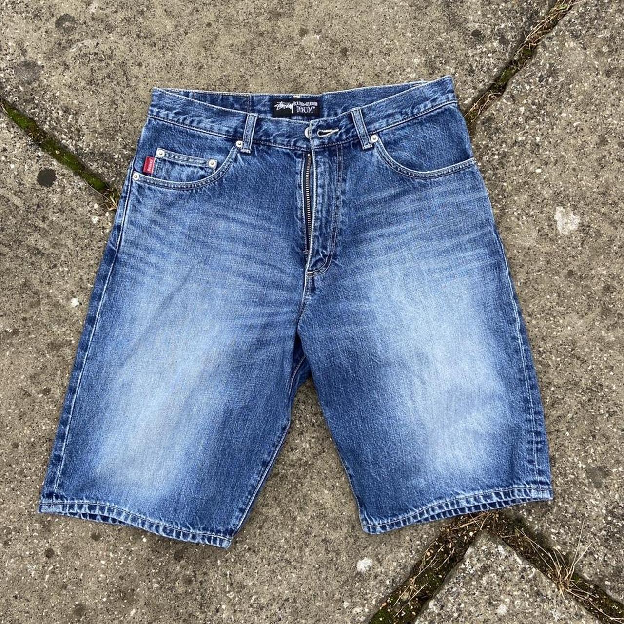 Vintage Stussy Denim Shorts Jorts Jean Shorts Depop 