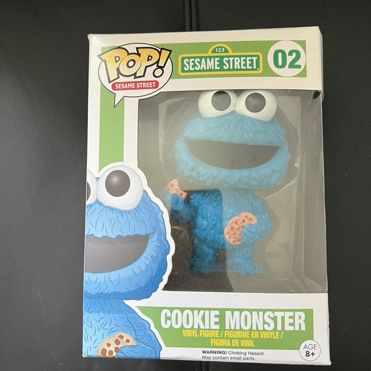 💙🍪 RARE Cookie Monster pop vinyl 🍪💙 Very unique, has... - Depop