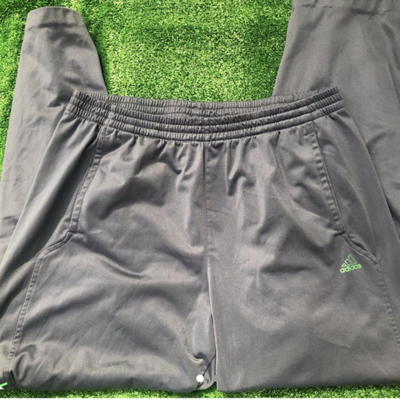 Super smooth Adidas Joggers Men’s XL Loose fit Lime... Depop