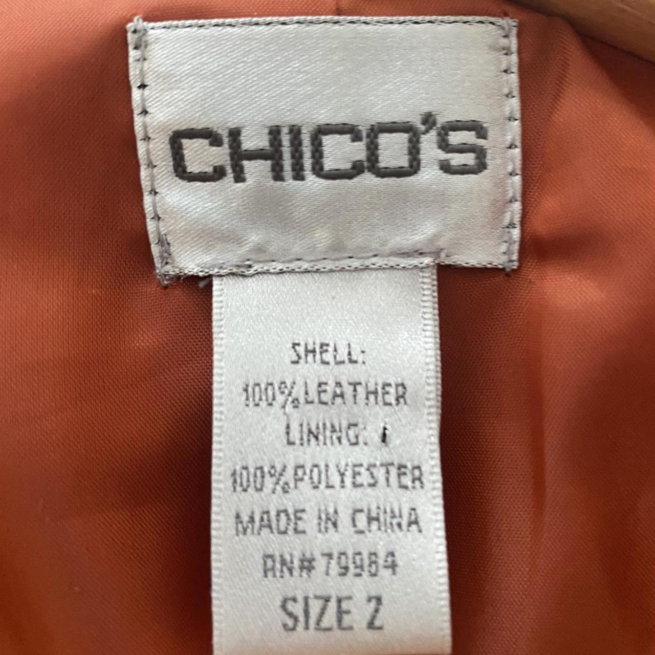 Chico's Women's Orange Jacket | Depop