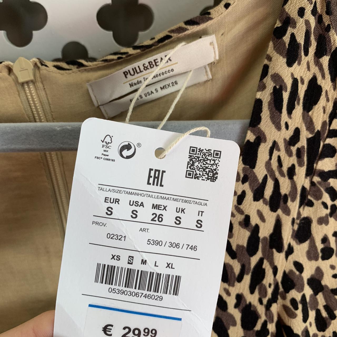 Pull and bear leopard print clearance dress