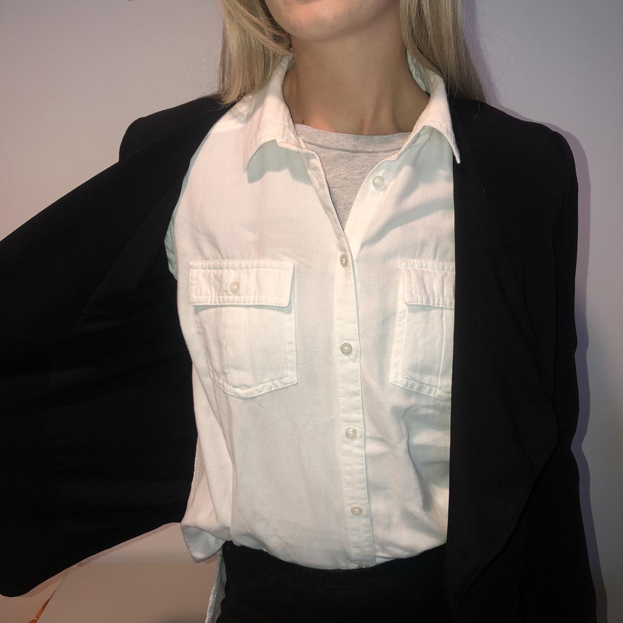 black waterfall style blazer Perfect for... Depop