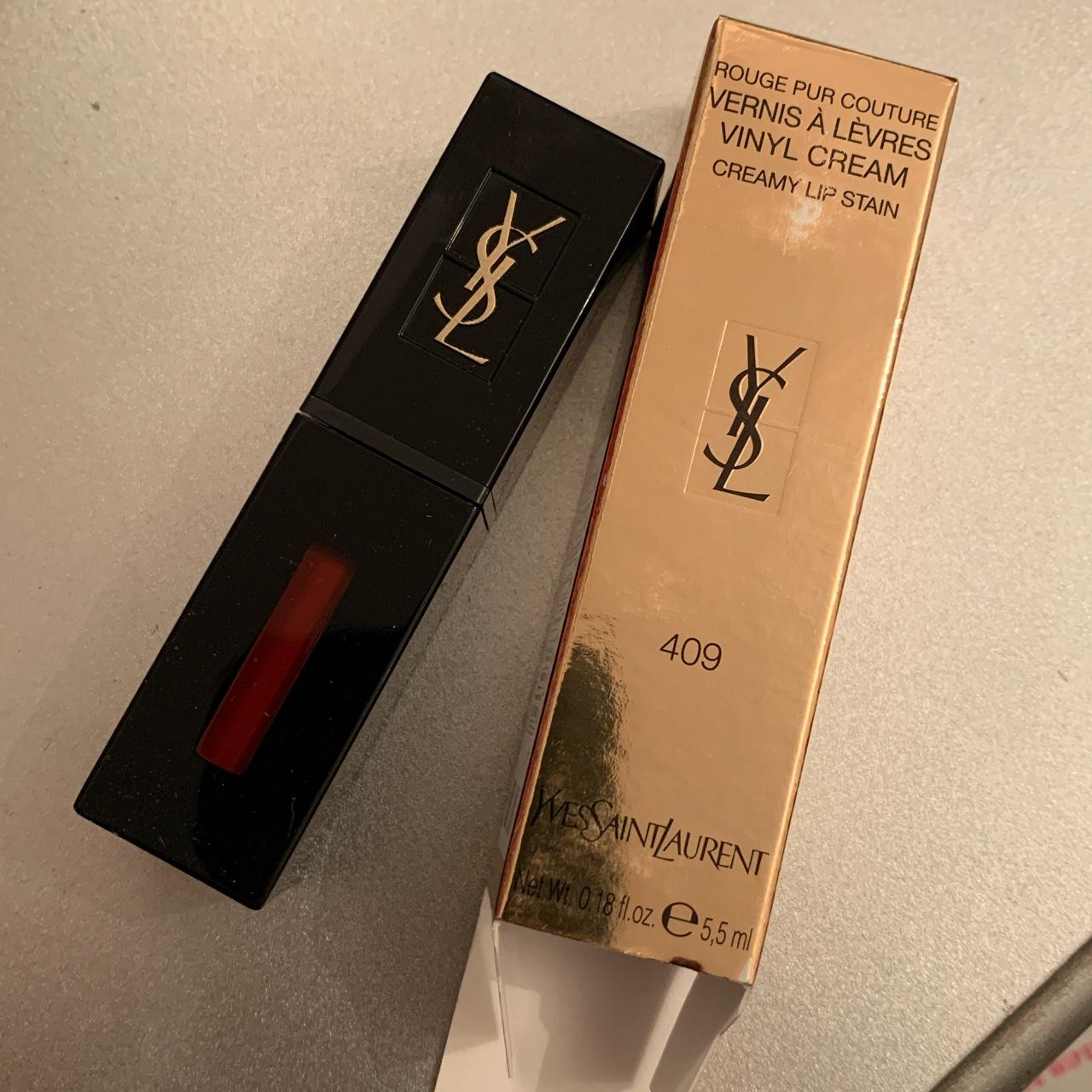 Rouge pur couture Vinyl Cream 409 burgundy vibes YSL... - Depop