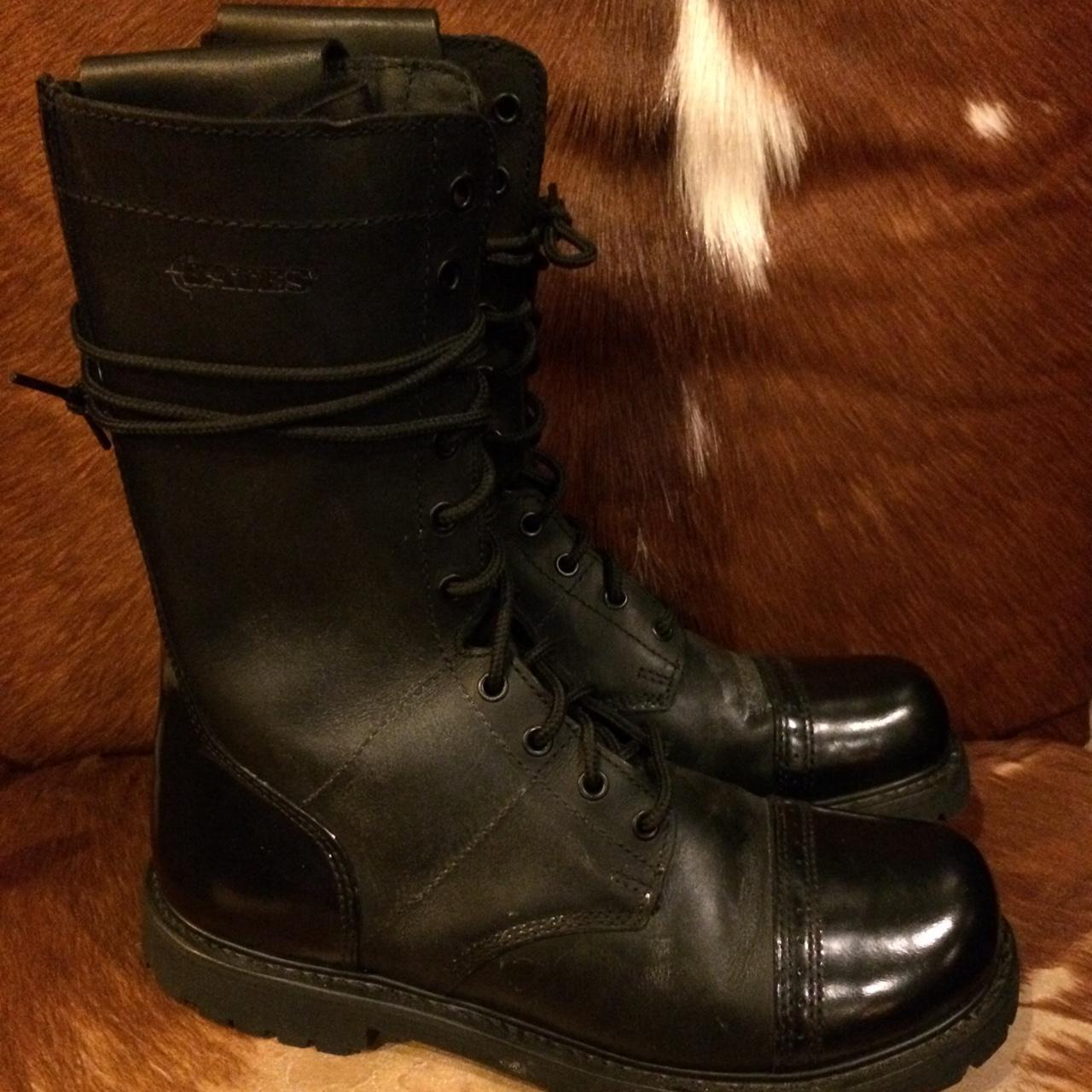 Vintage Bates Motorcycle Leather Boots These boots