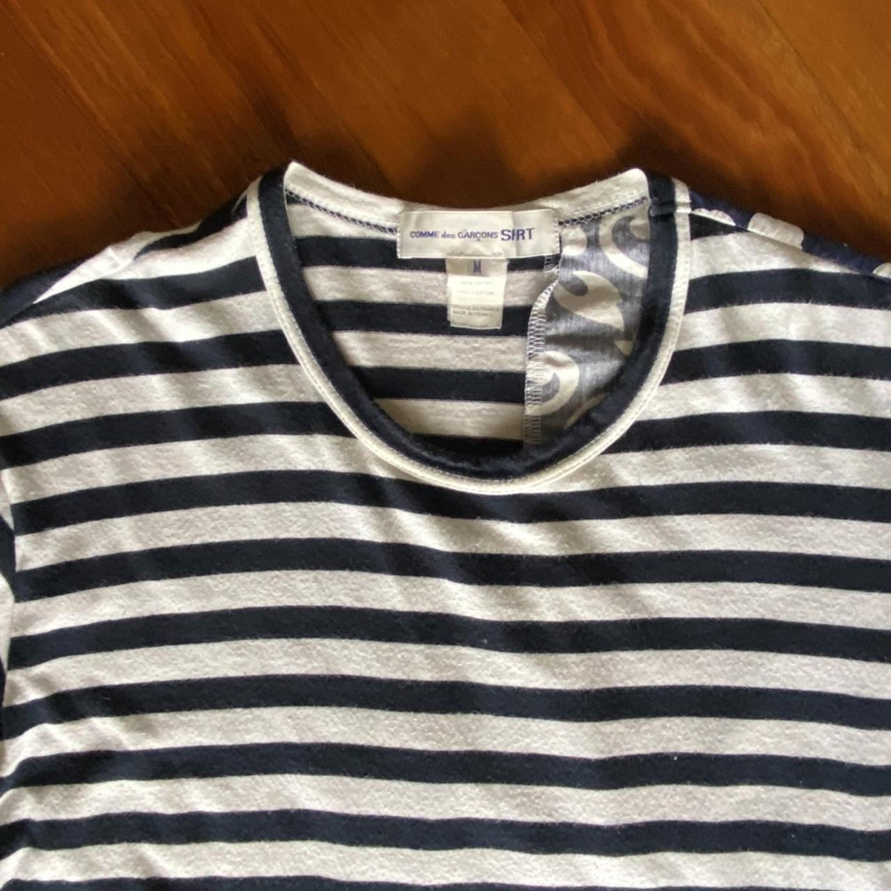 CDG Shirt Striped Long Sleeve - Size medium -... - Depop