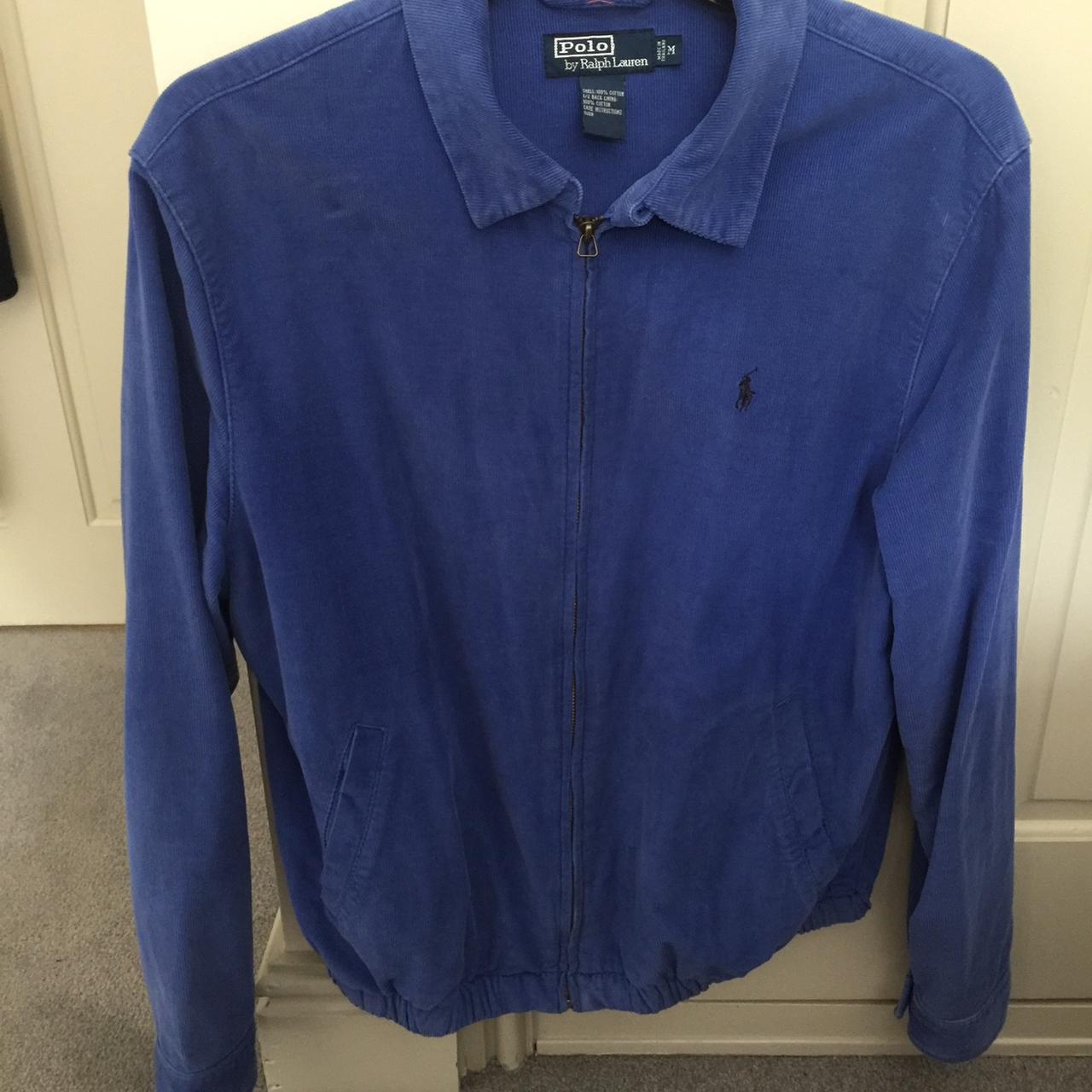 Ralph Lauren Jacket Cord jacket Blue Mens medium Depop