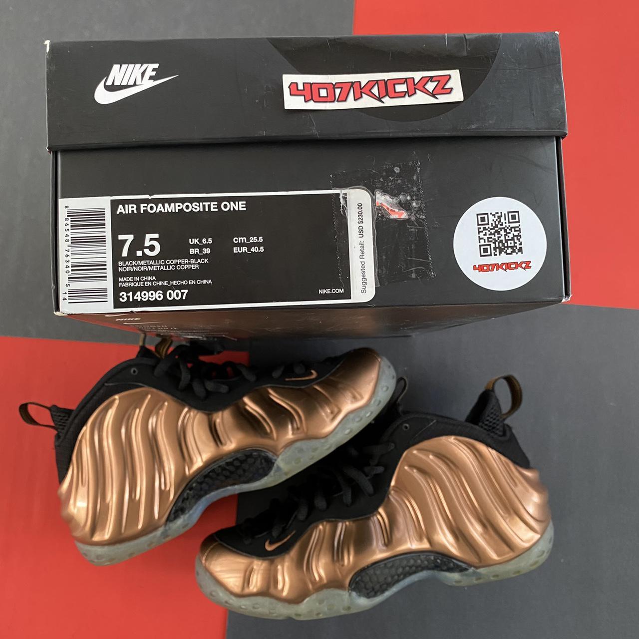 nike foamposite size 7.5