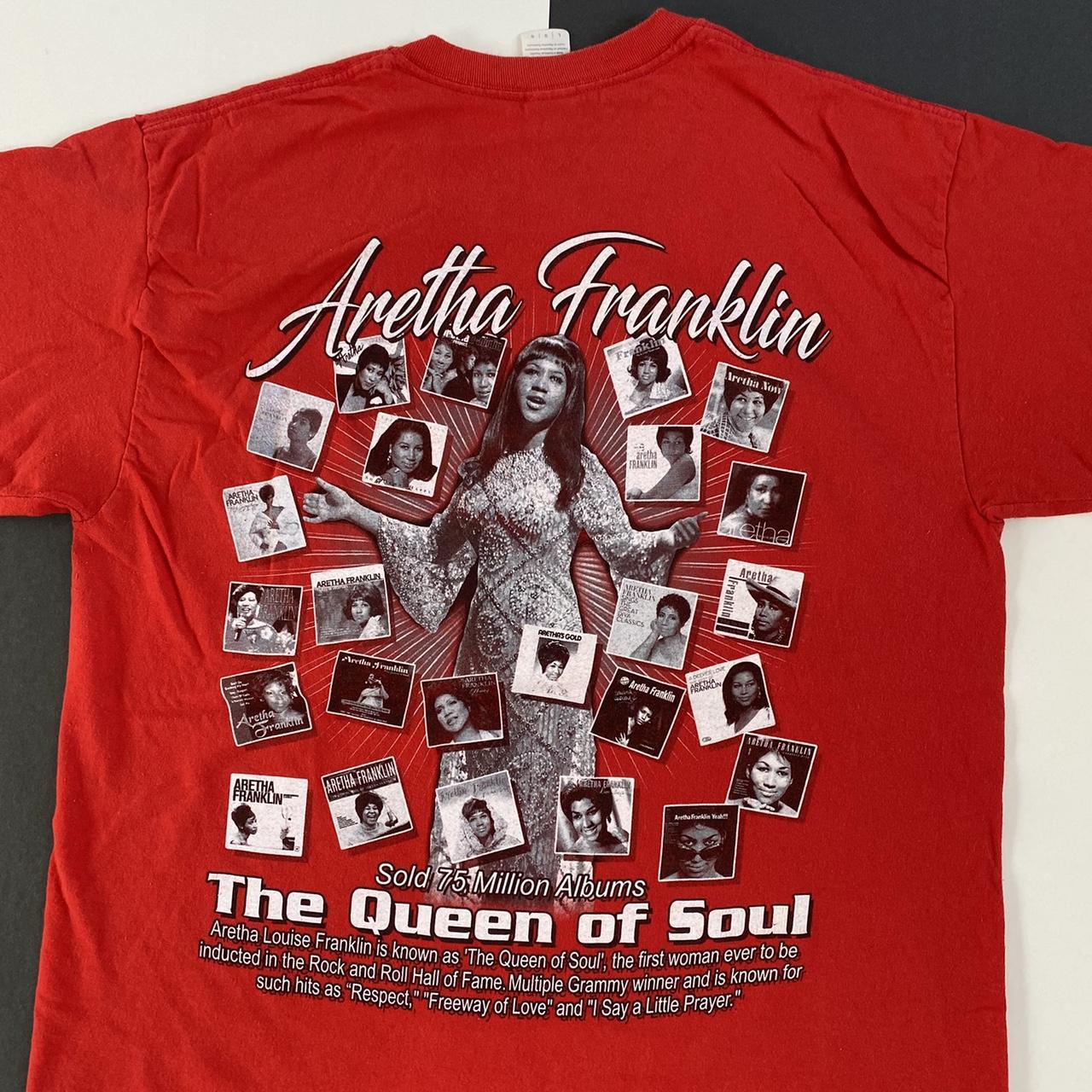 Aretha Franklin RESPECT Memorial Tee adult size... - Depop