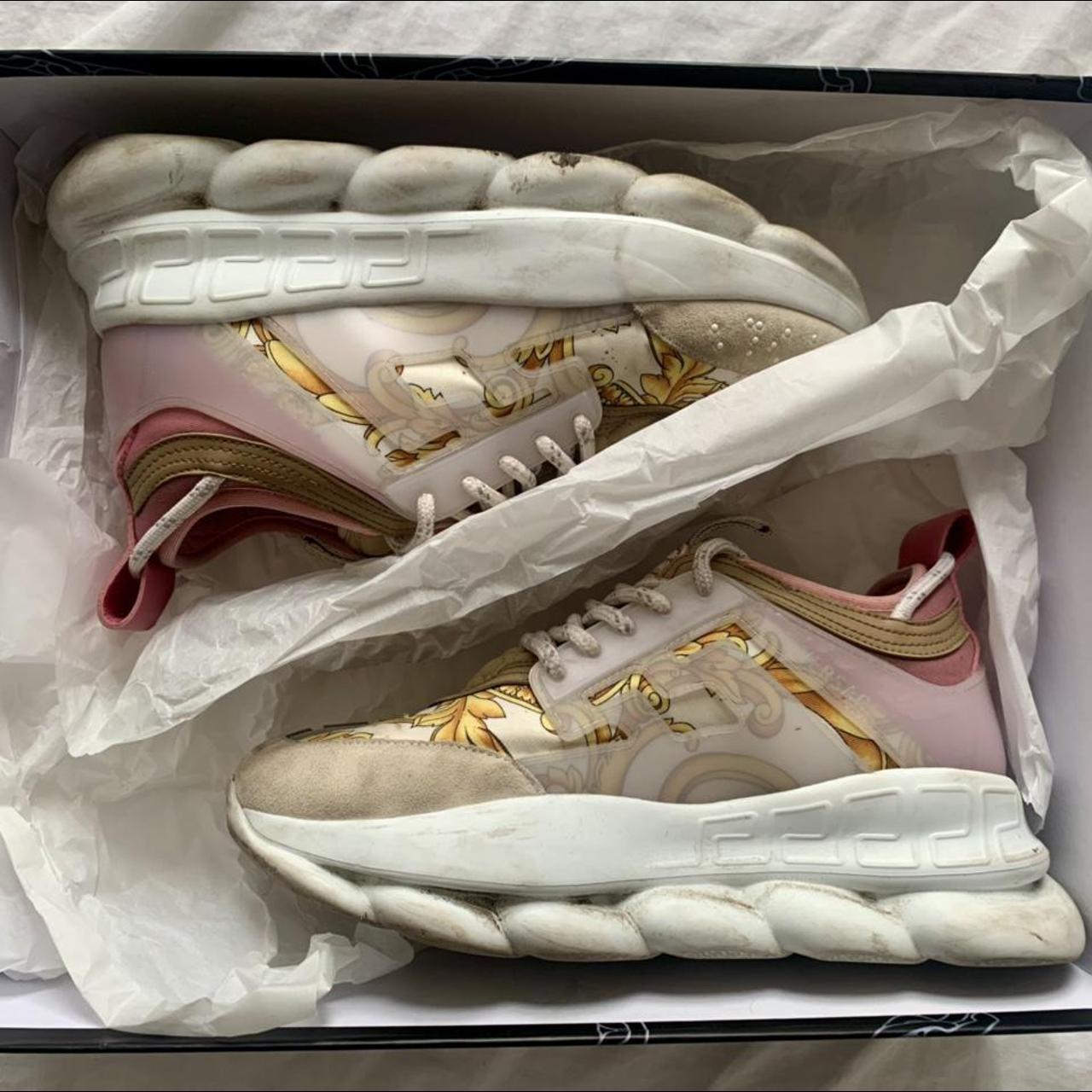 Authentic New Versace Chain Reaction Sneakers