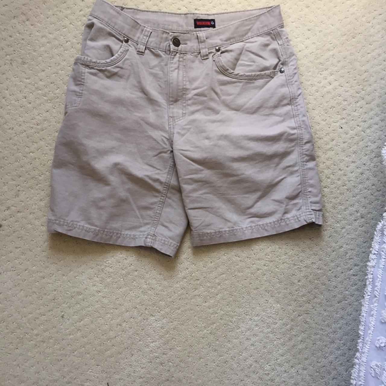 These Work Shorts Are Picture Perfect Tan Color Depop