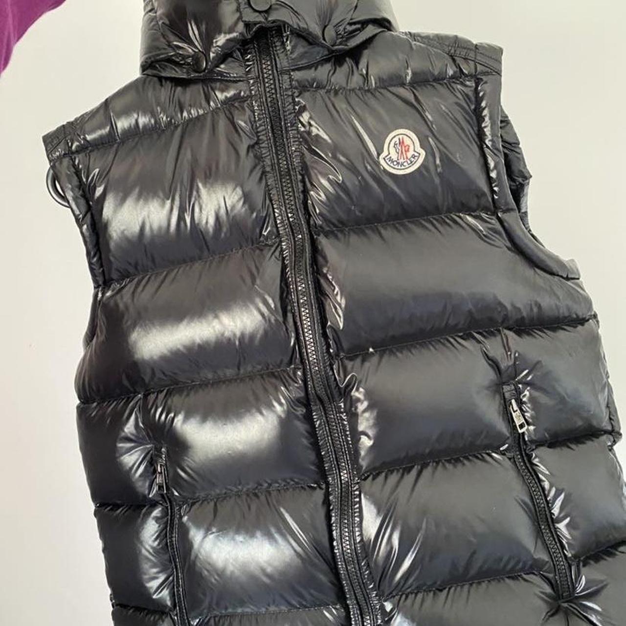 Moncler Men's Black Gilet | Depop