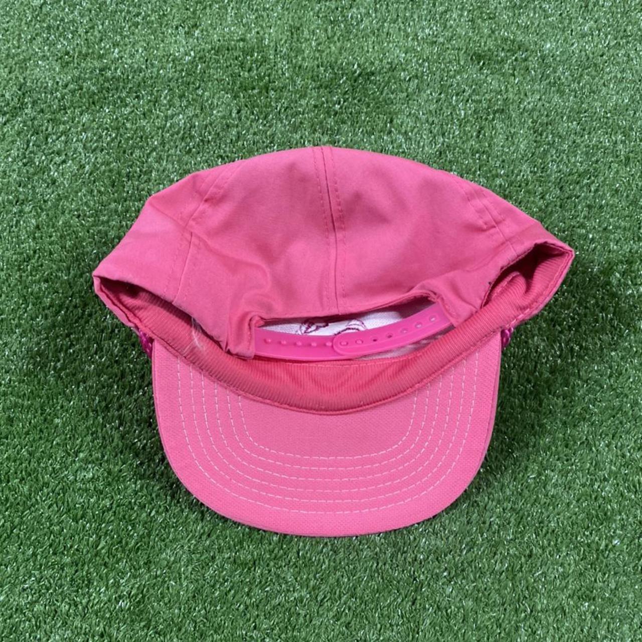 Vintage 90s pink sea world trucker hat Good... - Depop