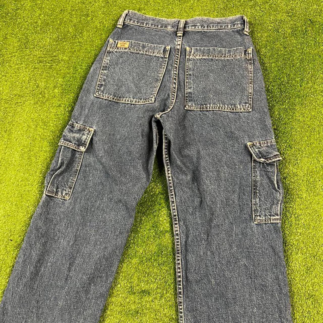 Vintage Y2K Baggy Cargo Jeans Baggy Skater Pants By... - Depop