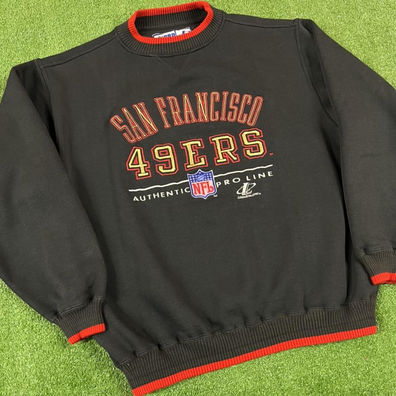 Vintage 90s San Francisco 49ers Crewneck sweatshirt... - Depop