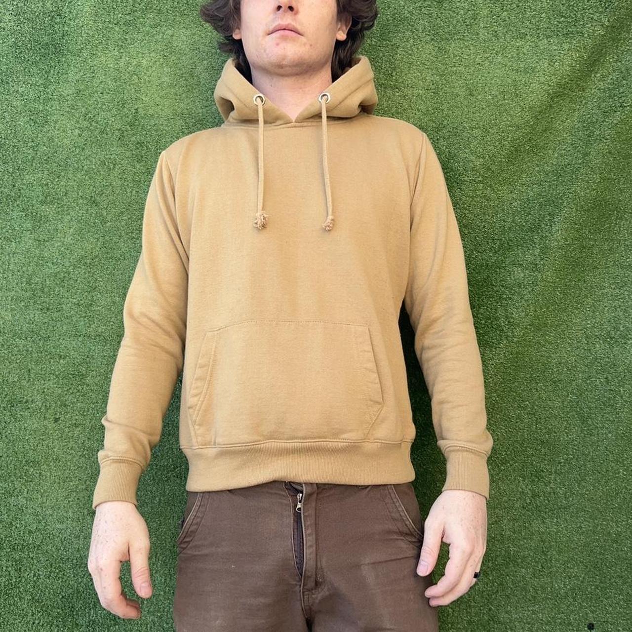 blank tan hoodie