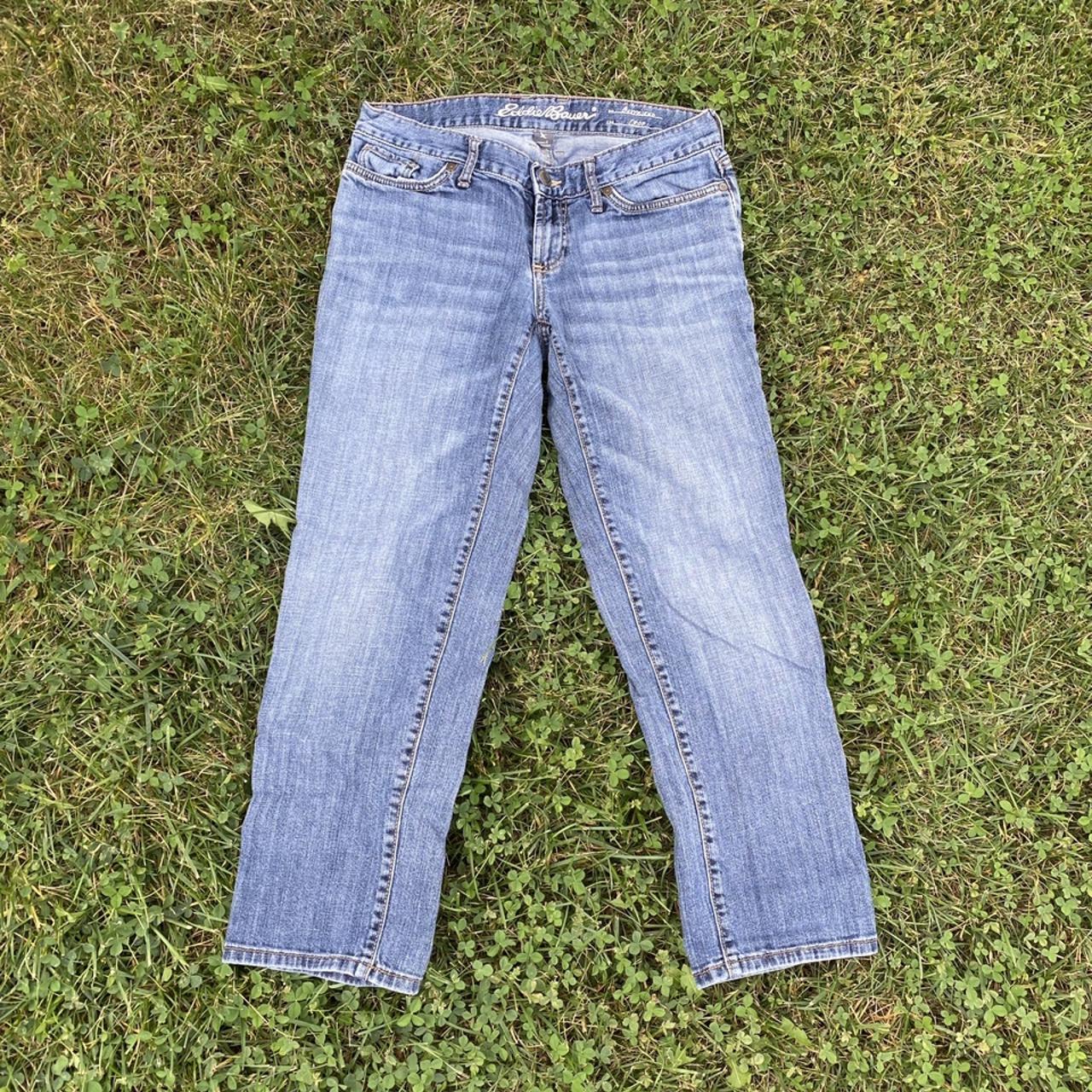 Eddie Bauer Women's Blue Jeans | Depop