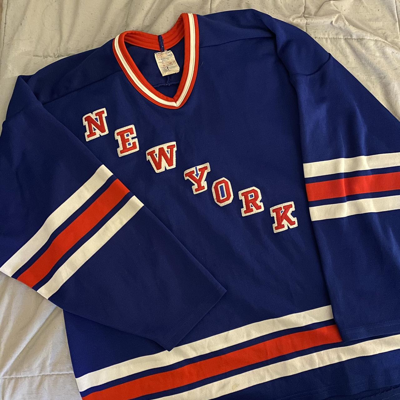 CCM New York Rangers Blue NHL Jersey - Men's Size XL