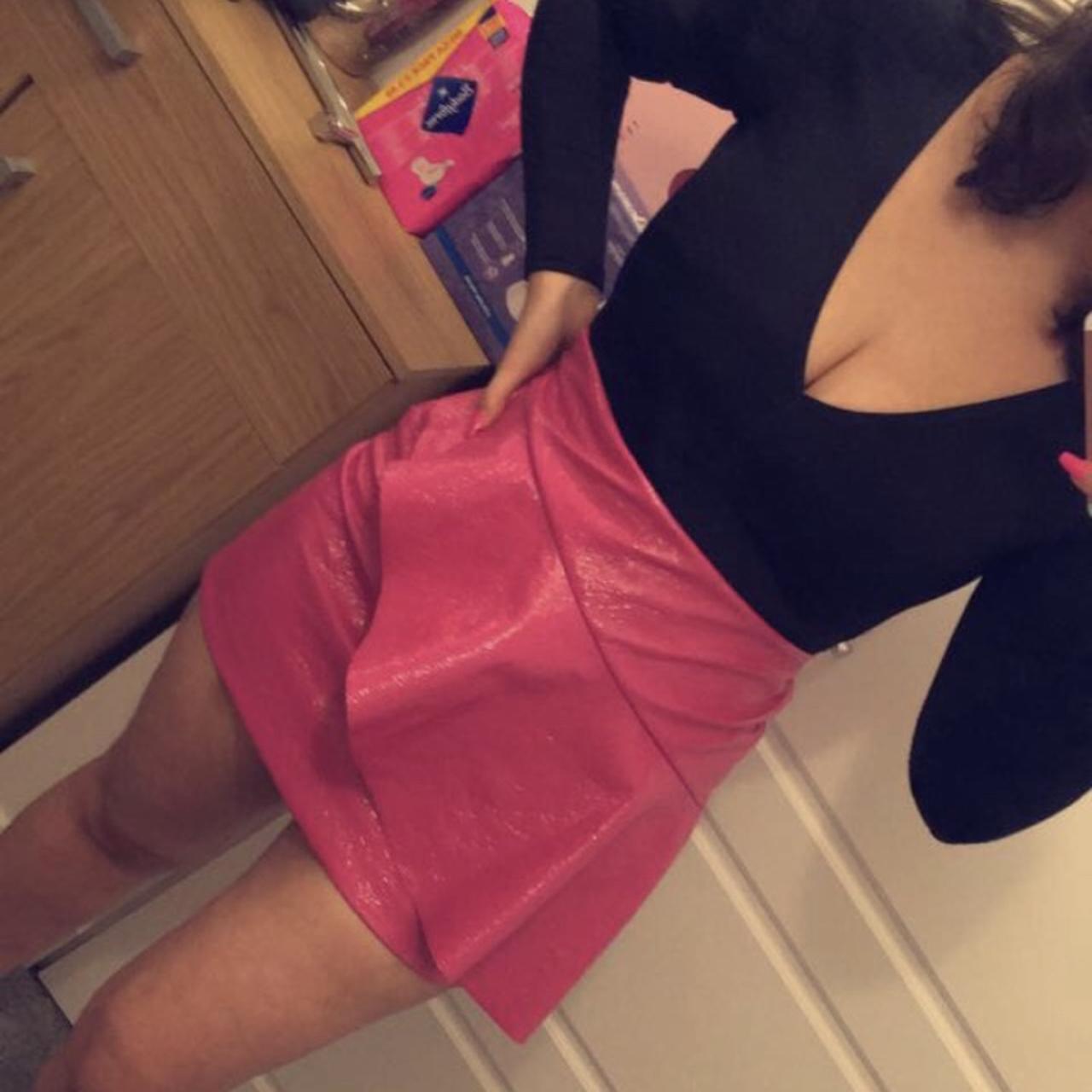 Hot pink ruffle, river island mini Size 10 Depop