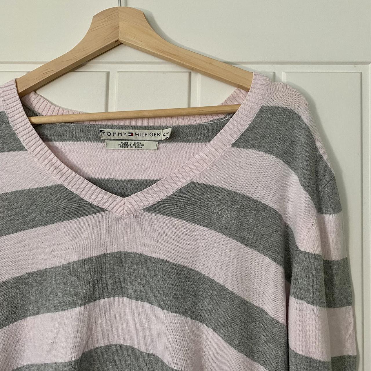 The most adorable striped Tommy Hilfiger jumper in... - Depop