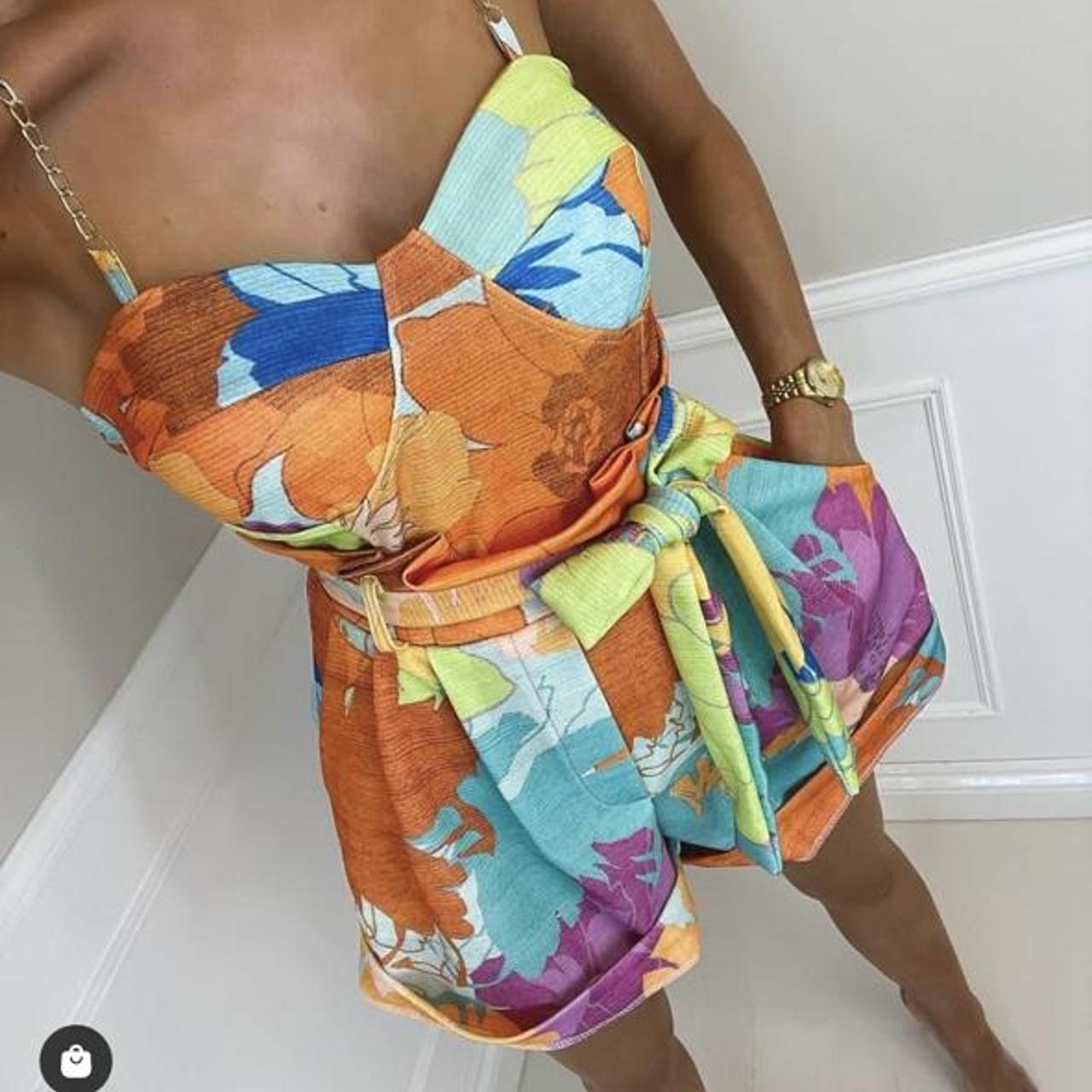 Talliah Rose UK Two Piece Bodysuit & Shorts. One... Depop