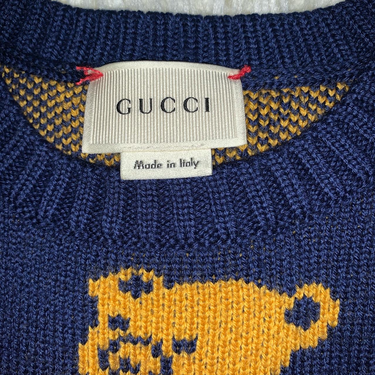 Gucci teddy bear on sale jumper