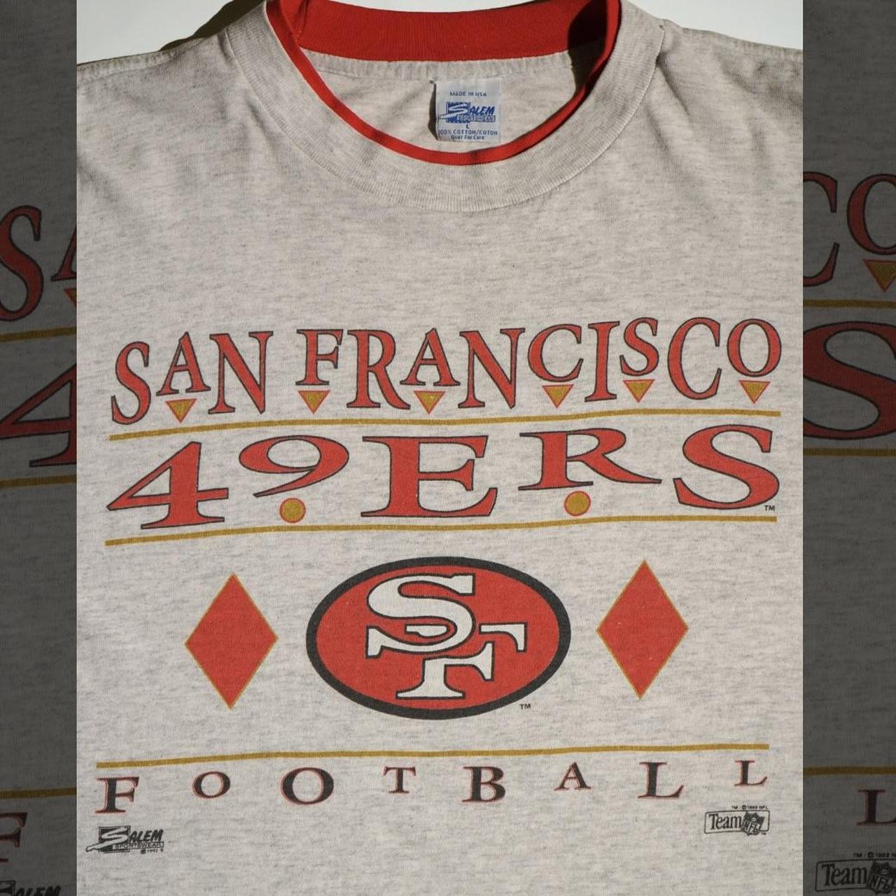 Official NFL San Francisco 49ers Red Jersey Youth - Depop