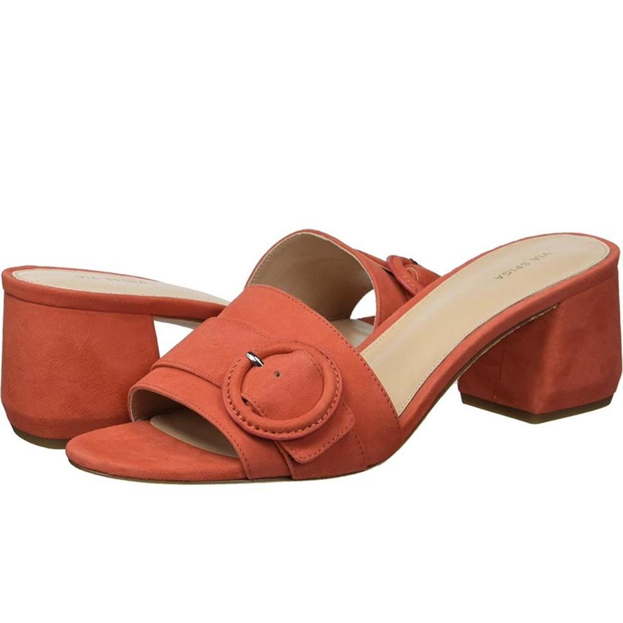 Via spiga hot sale red sandals