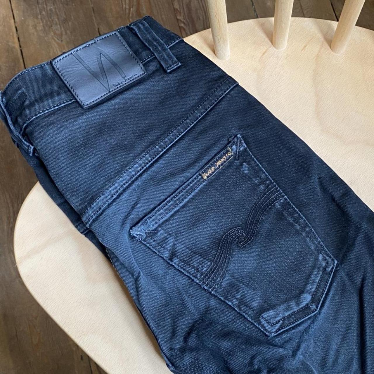 Nudie - Jeans - Mens - 30w 28l - black - used - Slim... - Depop