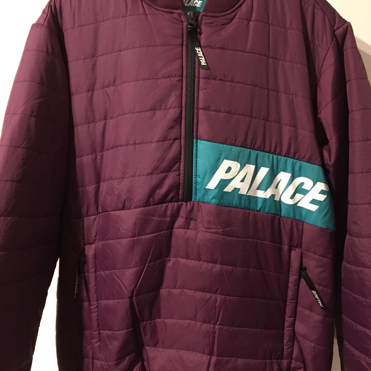 Palace Skateboards Half Zip Packer Jacket Purple...